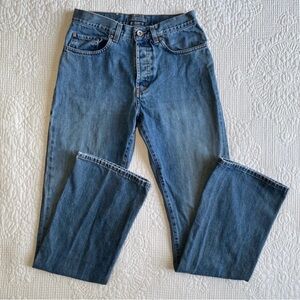 JOHN VARVATOS Women’s Button Fly Mid-Rise Bootcut Leg Jeans  Size 28
